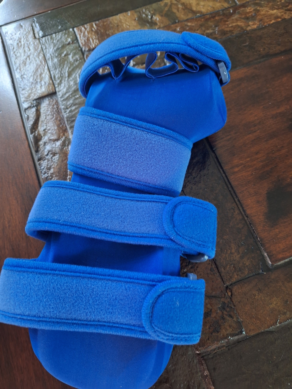Blue Velcro Strapped Wrist/Hand Brace